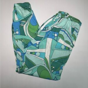 Robertson + Rodeo Tropical Print Jogger Pants Size M